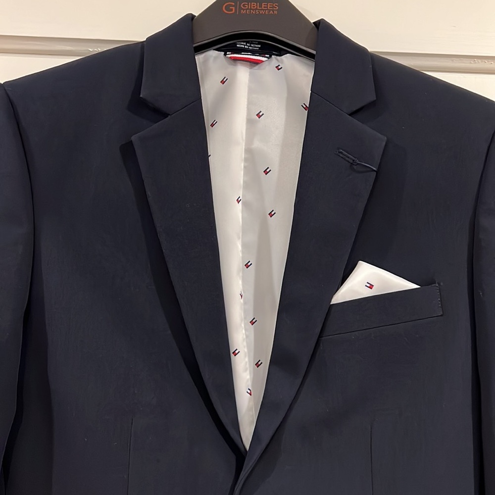 Tommy Hilfiger Boys Navy Sport Jacket - Picture 7 of 17